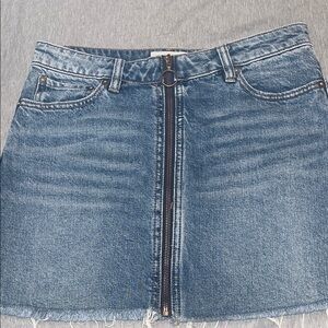 Free People size 26 Denim Blue Women's Skirt